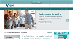 Desktop Screenshot of bund-verlag.de
